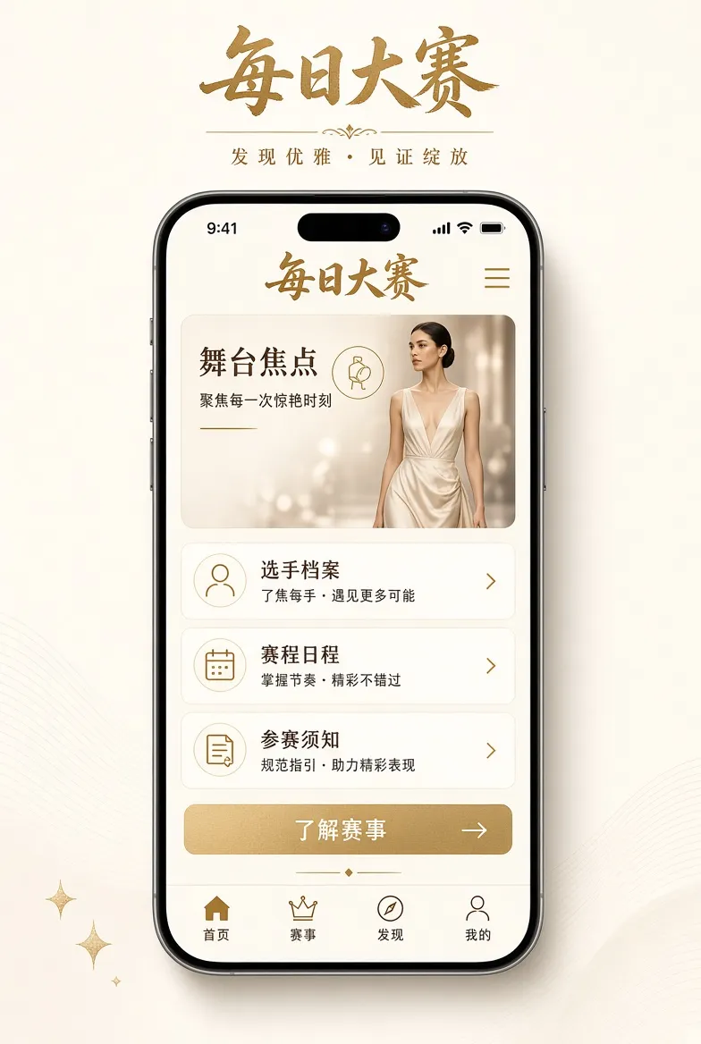 每日大赛栏目视觉